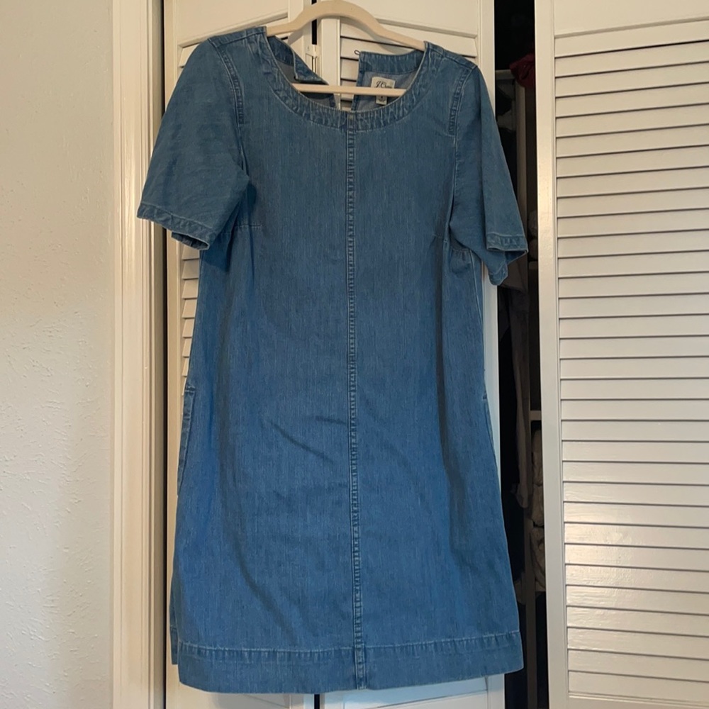 Denim Shift Dress